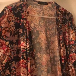 Flower Print Cardigan!